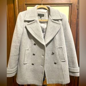 Timeless Wool Pea Coat in Petite